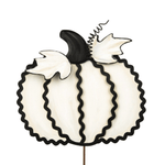 Metal Ric Rac Pumpkin Decor - Lizzy G's Fine Gifts