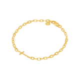 Mini Chain Breaker Cross Bracelet - Lizzy G's Fine Gifts