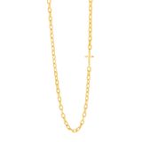 Mini Chain Breaker Cross Necklace - Lizzy G's Fine Gifts