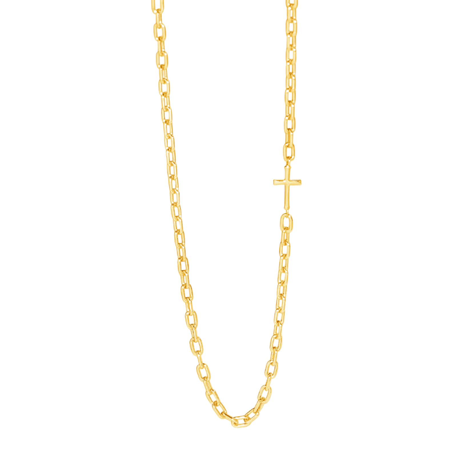 Mini Chain Breaker Cross Necklace - Lizzy G's Fine Gifts