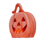 Mini Faux Terracotta Metal Jack O Lantern - Lizzy G's Fine Gifts