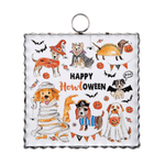 Mini Gallery Metal Print - Happy HOWLoween - Lizzy G's Fine Gifts