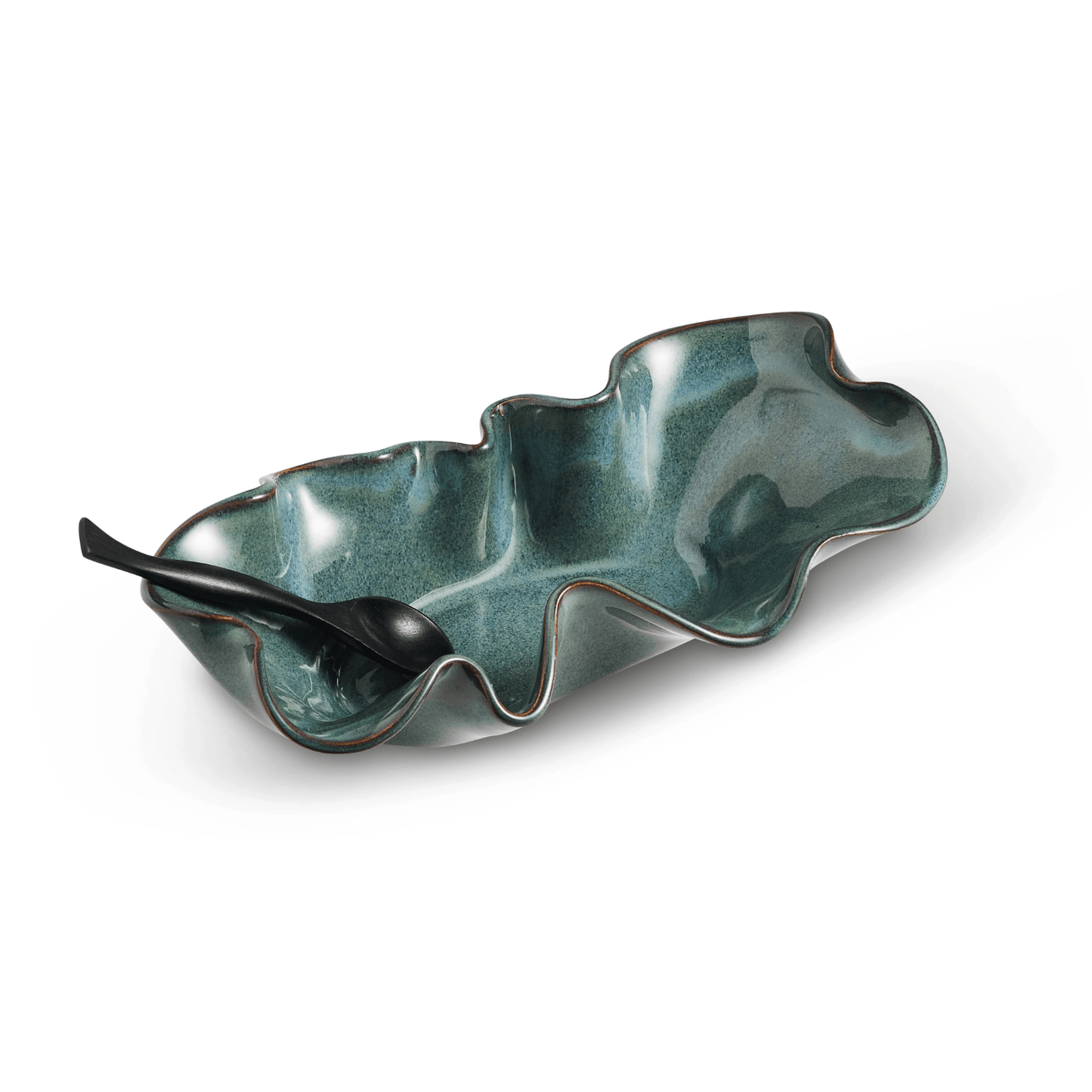 Oblong Bowl & Spoon - Lizzy G's Fine Gifts