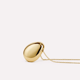 Pebble Gold Pendant Necklace - Lizzy G's Fine Gifts