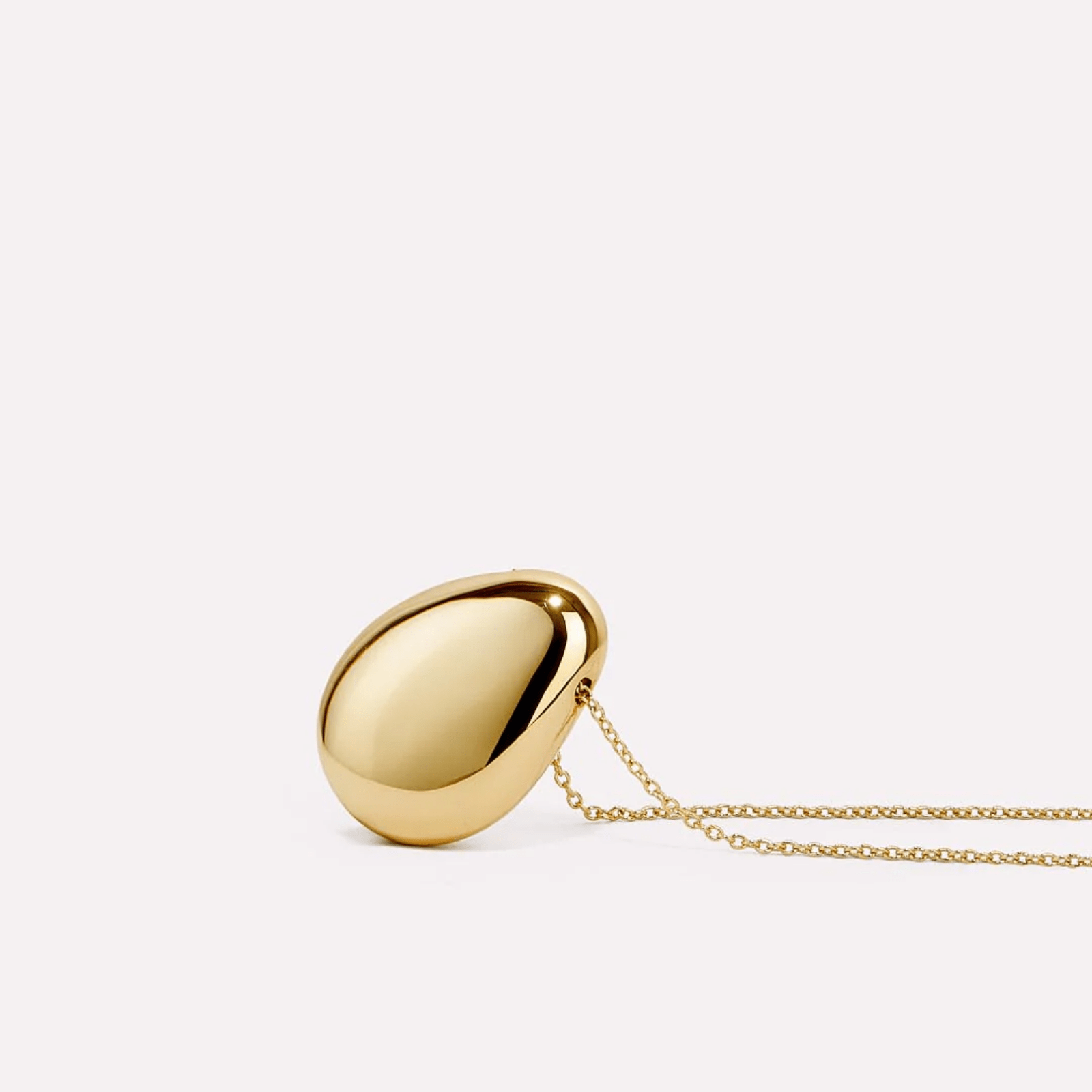 Pebble Gold Pendant Necklace - Lizzy G's Fine Gifts