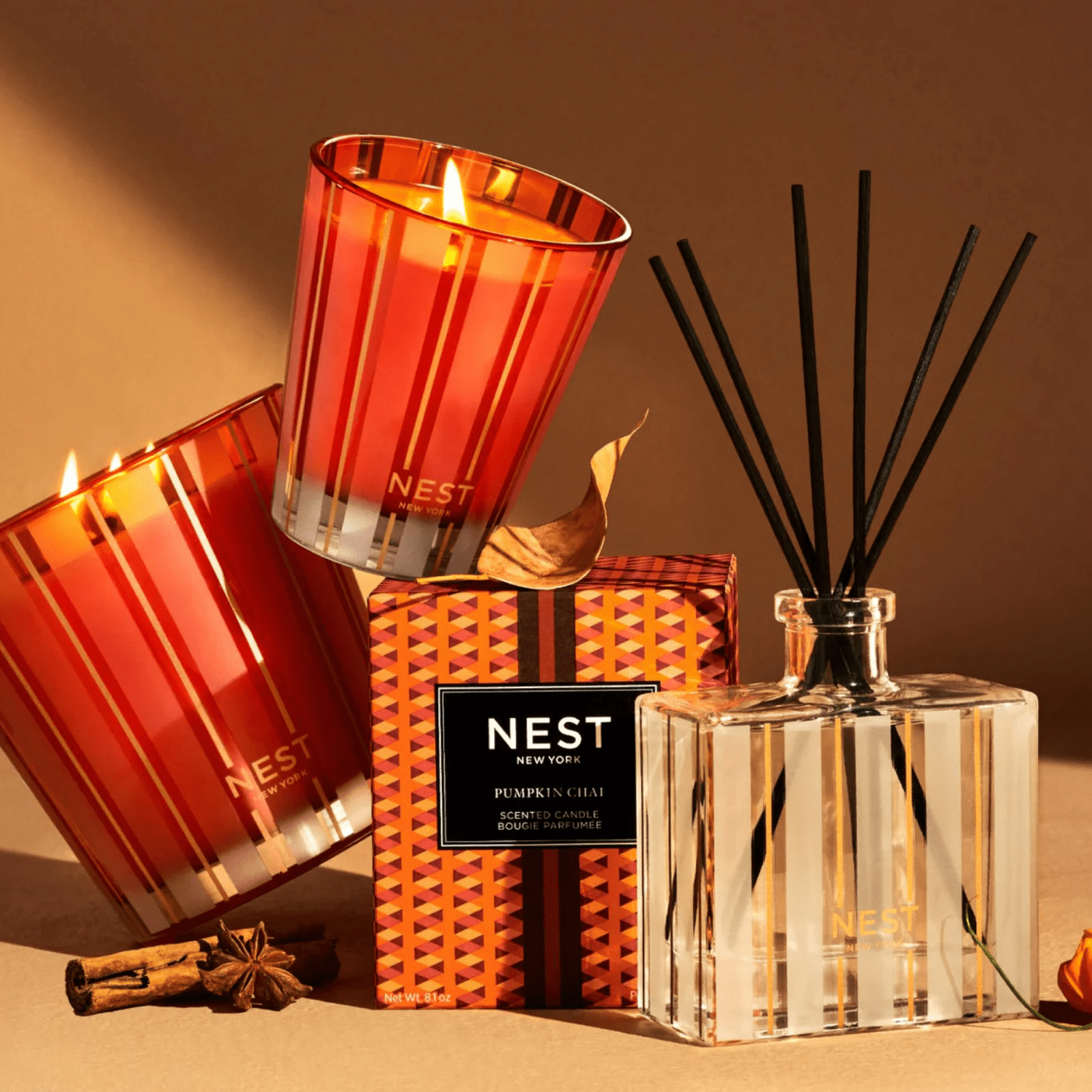 Pumpkin Chai Reed Diffuser - Lizzy G's Fine Gifts