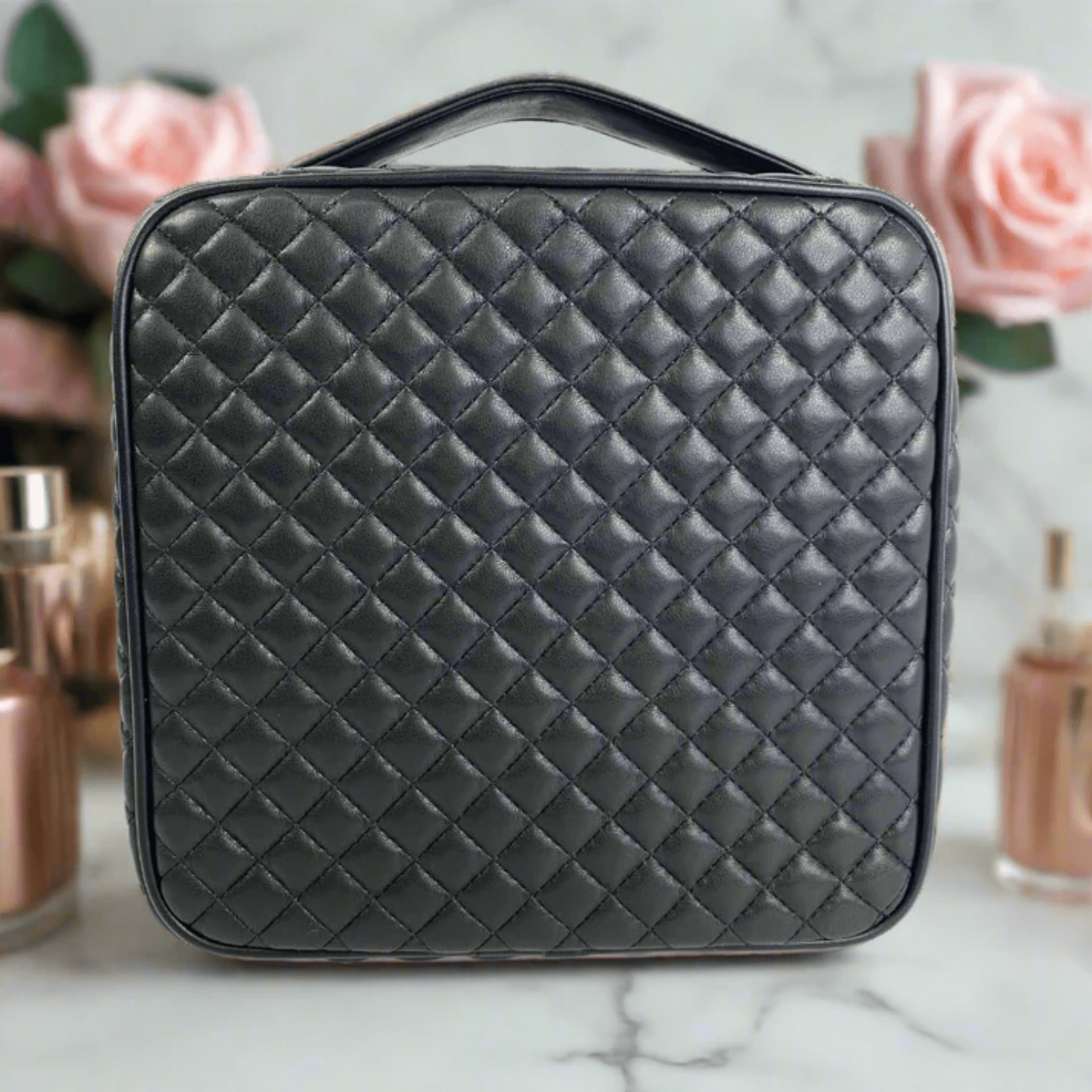 Quilted Mini Diva Makeup Case - Lizzy G's Fine Gifts