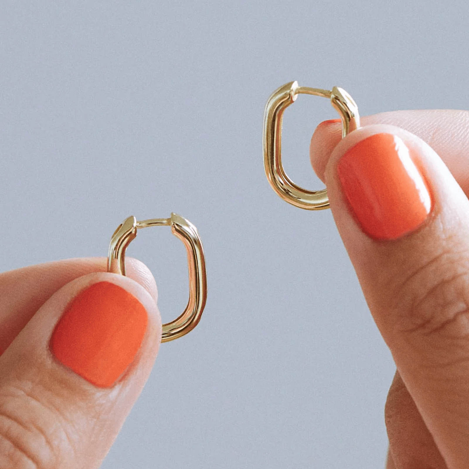 Rox Small Gold Hoop Earrings - Lizzy G's Fine Gifts