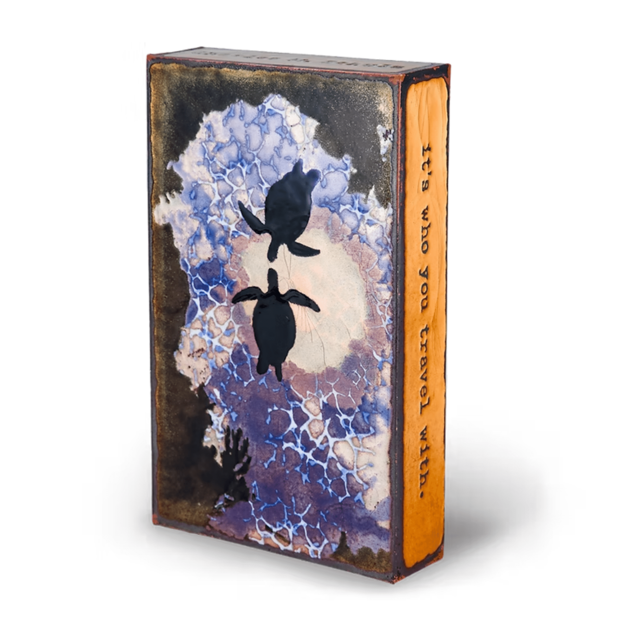Sea Mate - 222 - Copper Art Block - Lizzy G's Fine Gifts