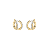 Shimmer Double Huggie Earrings - Lizzy G's Fine Gifts