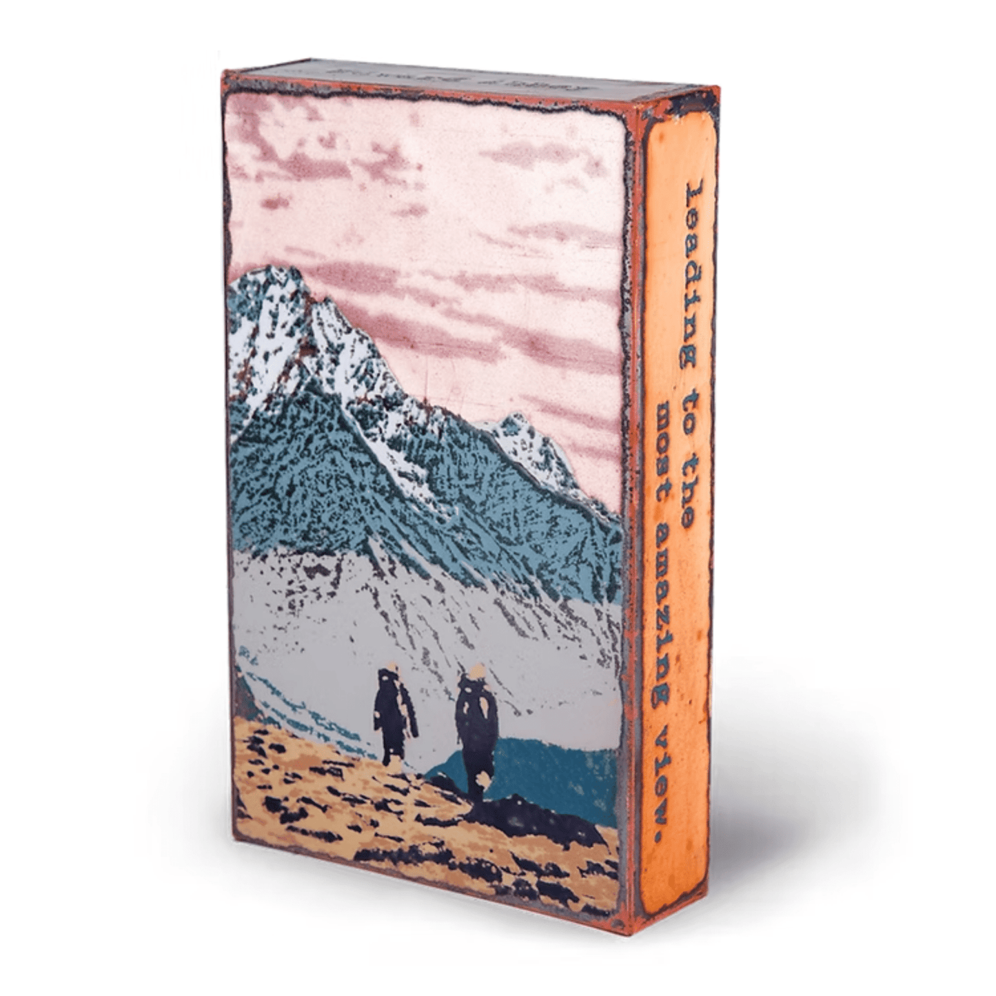 Terra Ingognita - 210 - Copper Art Block - Lizzy G's Fine Gifts