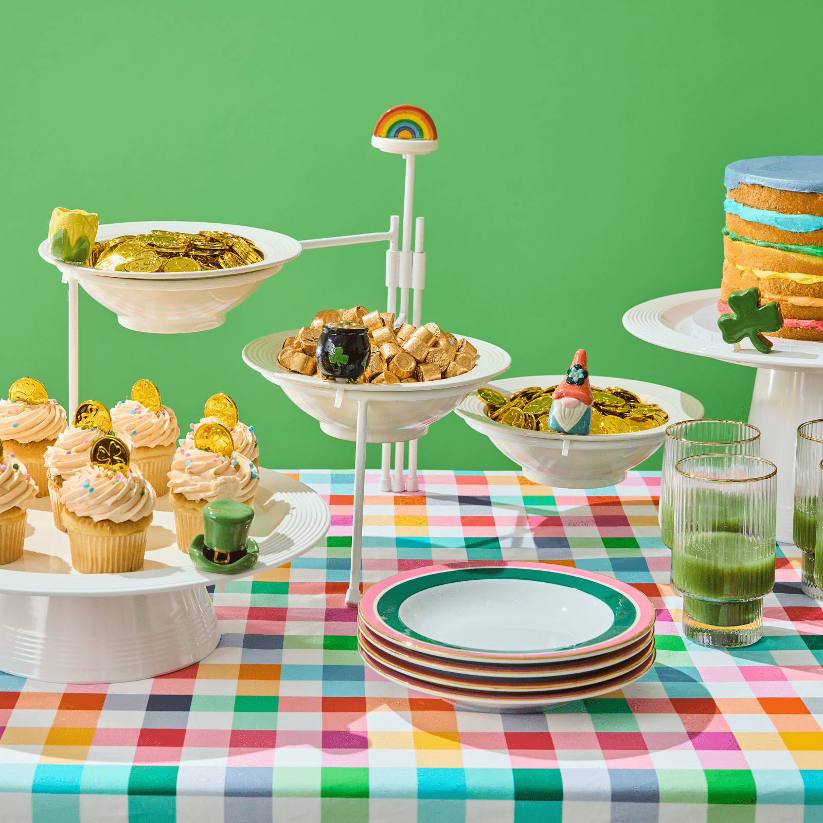 Triple Tier Serving Dish Stand - Lizzy G's Fine Gifts