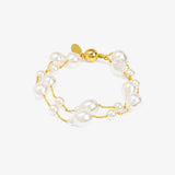 Baroque Duo Chain Magnet Bracelet