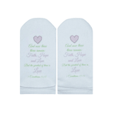 1 Corinthians 13:13 Socks - Lizzy G's Fine Gifts