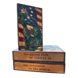 1776 - Limited Edition Spiritile Copper Art Block - Lizzy G's Fine Gifts