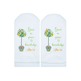 2 Peter 3:18 Socks - Lizzy G's Fine Gifts