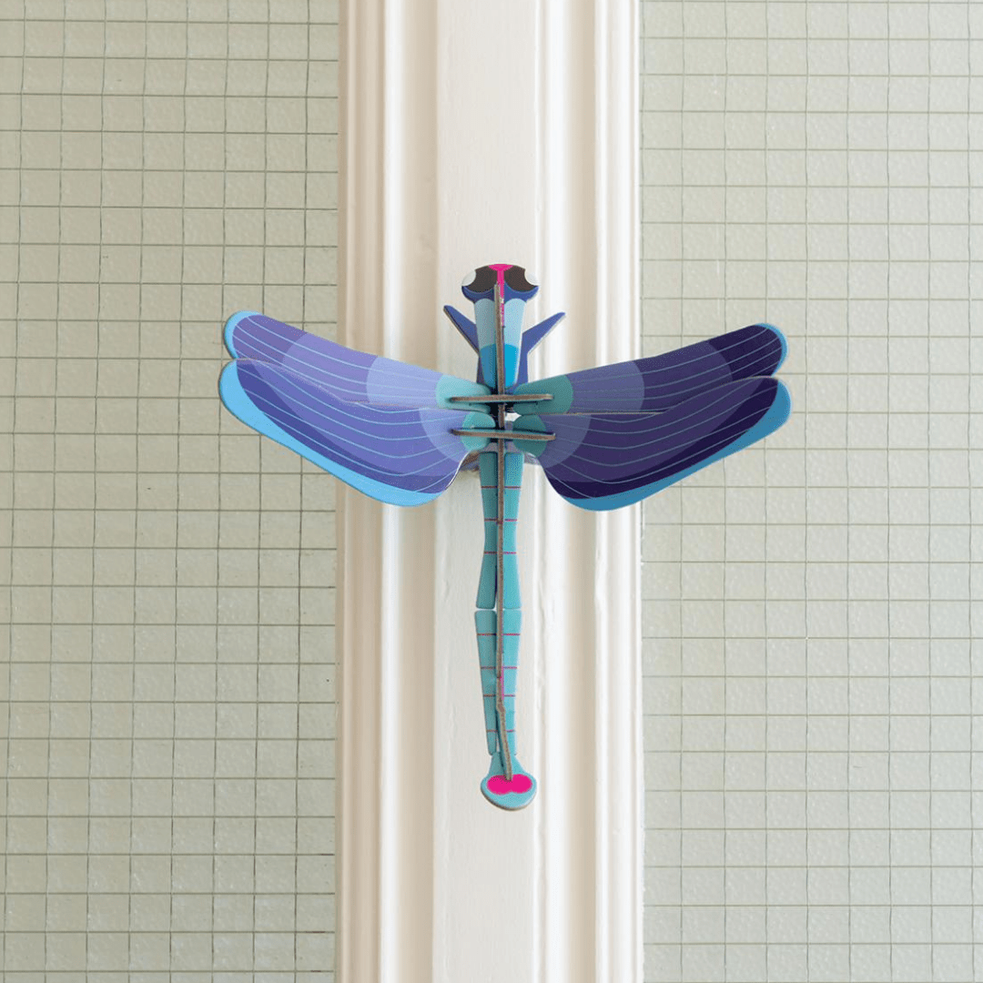 3D Object Wall Decor: Sapphire Dragonfly - Lizzy G's Fine Gifts