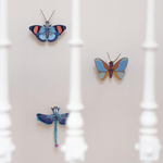 3D Object Wall Decor: Sapphire Dragonfly - Lizzy G's Fine Gifts
