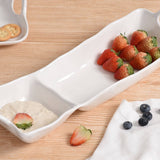 Rectangle Melamine Chip & Dip Server