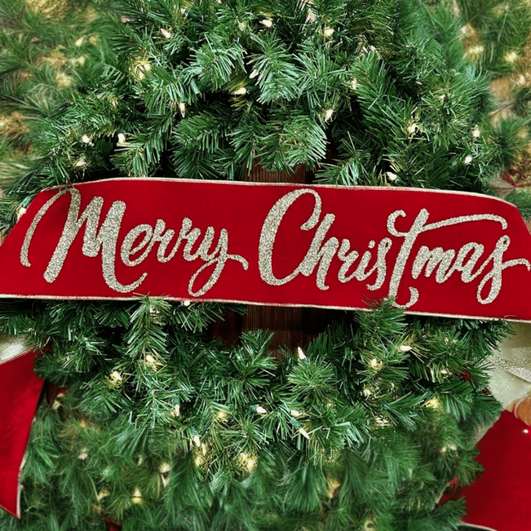 6" x 70" Christmas Ribbon Banner - Lizzy G's Fine Gifts