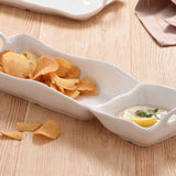 Rectangle Melamine Chip & Dip Server