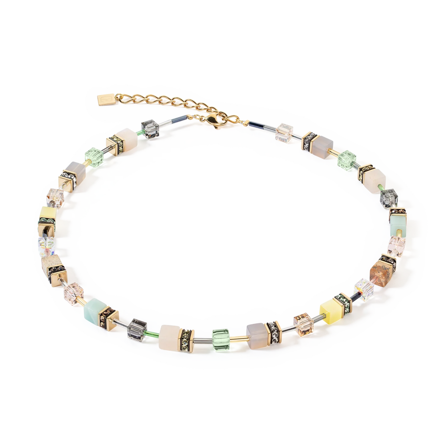 GeoCUBE® Iconic Precious Necklace Multicolour Gentle