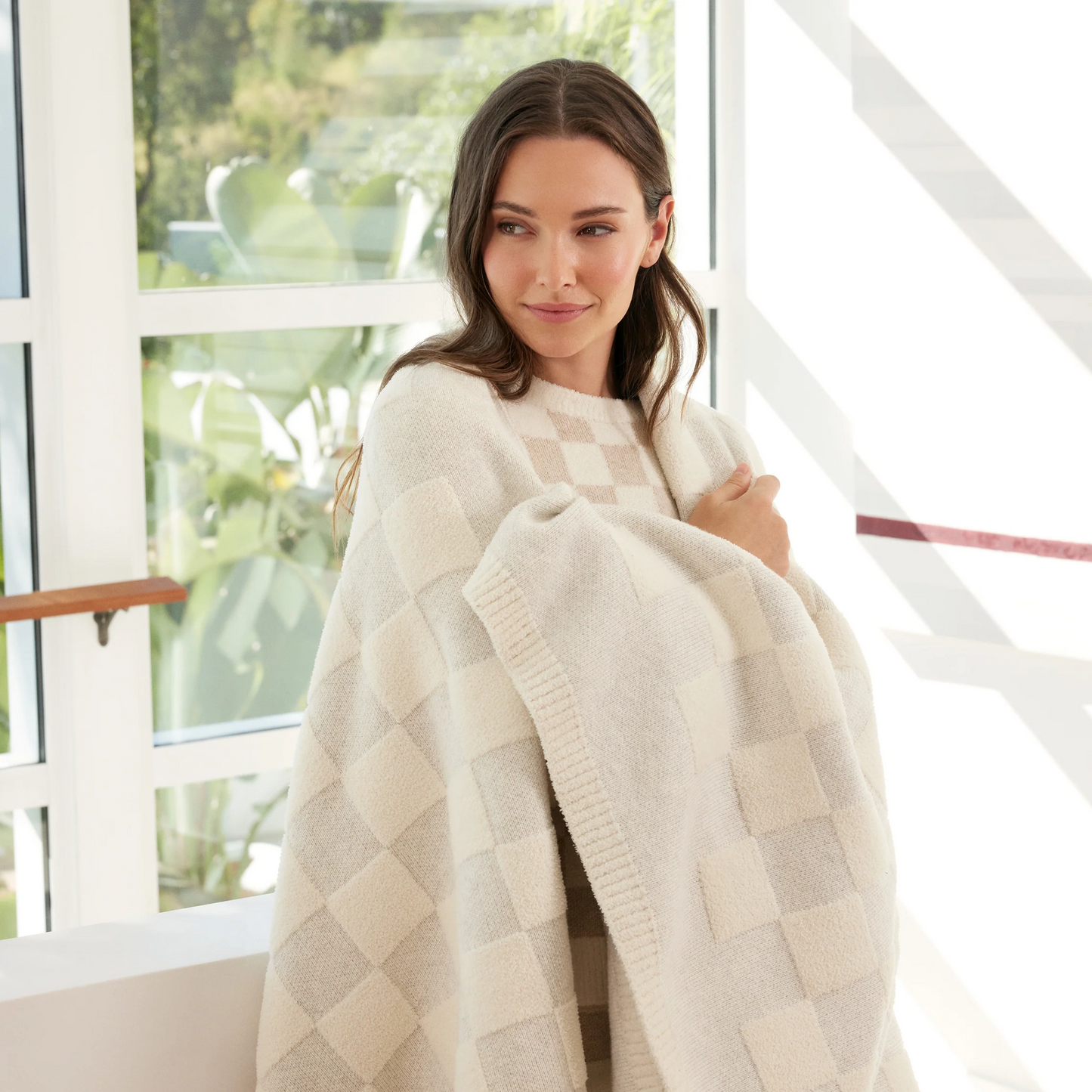 CozyChic Checkered Throw