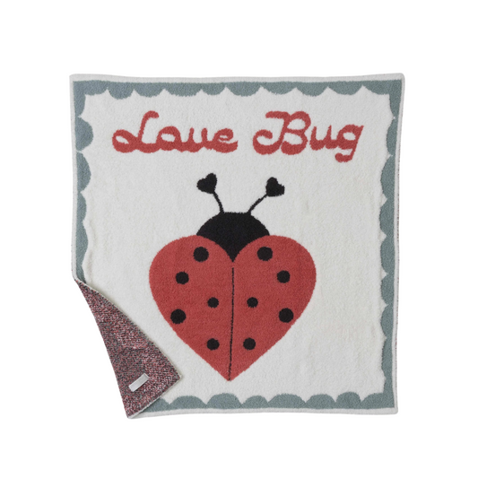 CozyChic Love Bug Receiving Blanket