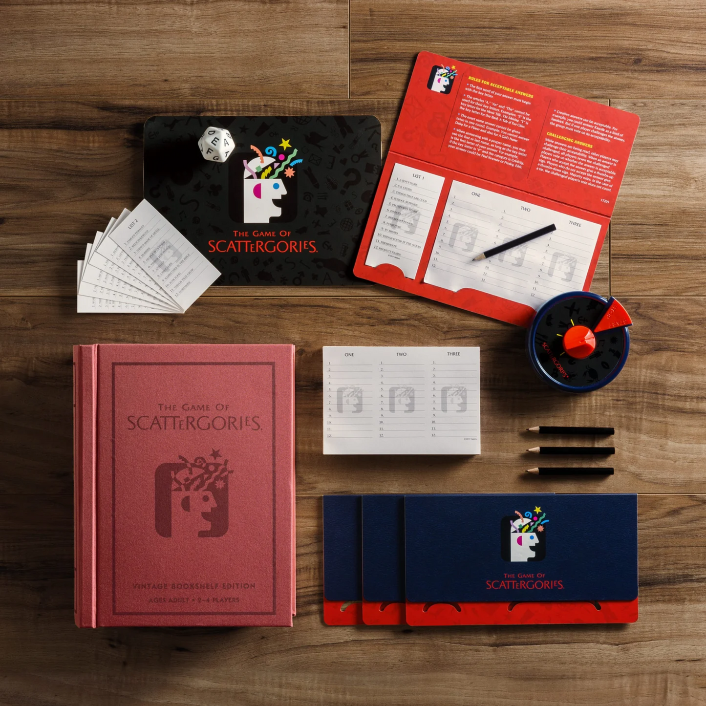 Scattergories Bookshelf Game