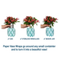 Paper Vase Wraps (Multiple Designs Available)