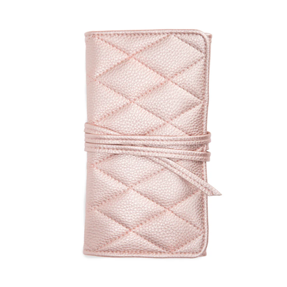 Leah Quilted Jewelry Roll (Multiple Colors Availlable)