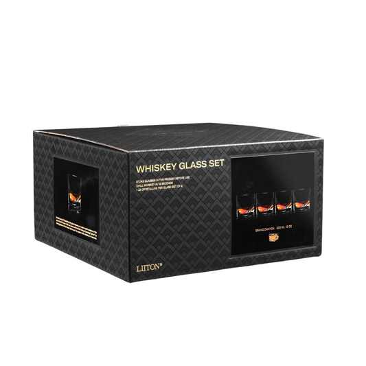 Mountain Whiskey Glasses - Set/4