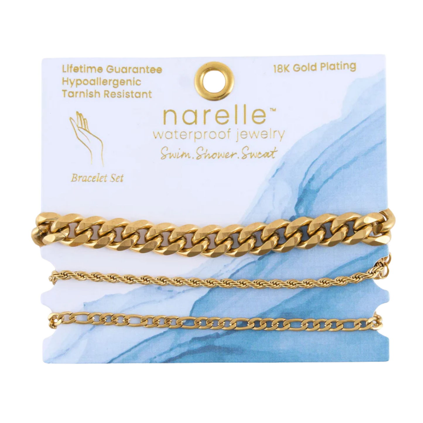 Narelle Water Resistant Bracelet Sets (Multiple Styles Available)