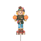 Scarecrow "Nutcracker" Metal Decor