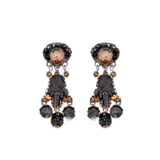 Obsidian Night Earrings - C2466