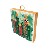 Mini Gallery Print - Christmas Cottage Candles