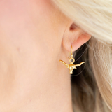 Mini Longhorn Drop Earrings