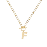 F Toggle Necklace