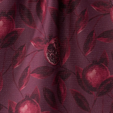 Geometry Tea Towel - Rich Garnet