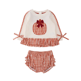 Pumpkin Bow Sweatshirt & Bloomers