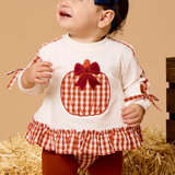 Pumpkin Bow Sweatshirt & Bloomers