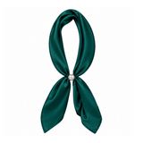 Solid Color Magnetic Pearl Scarf Necklace