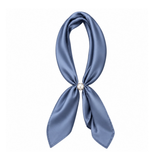 Solid Color Magnetic Pearl Scarf Necklace