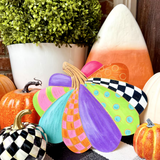 Small Party Pumpkin Metal Decor
