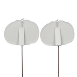 Beck's Whimsical Wheat Pumpkin Metal Decor