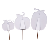 Water Color Pumpkin Metal Decor