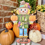 Scarecrow "Nutcracker" Metal Decor