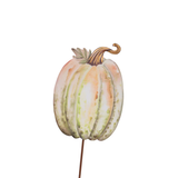 Water Color Pumpkin Metal Decor