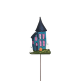 Haunted House Metal Decor