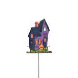 Haunted House Metal Decor